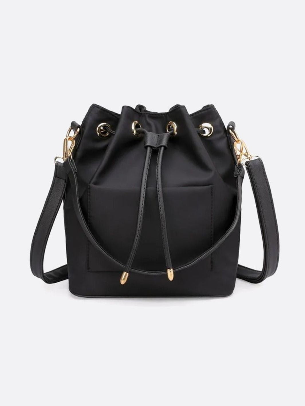Sac seau toile noir
