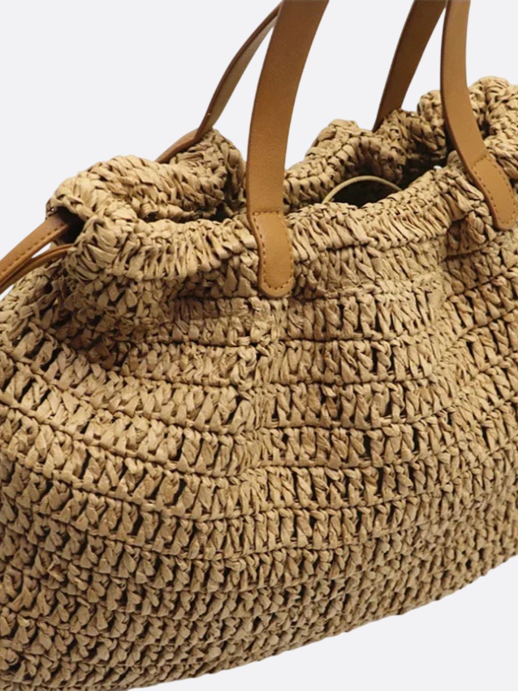 Soft straw bag